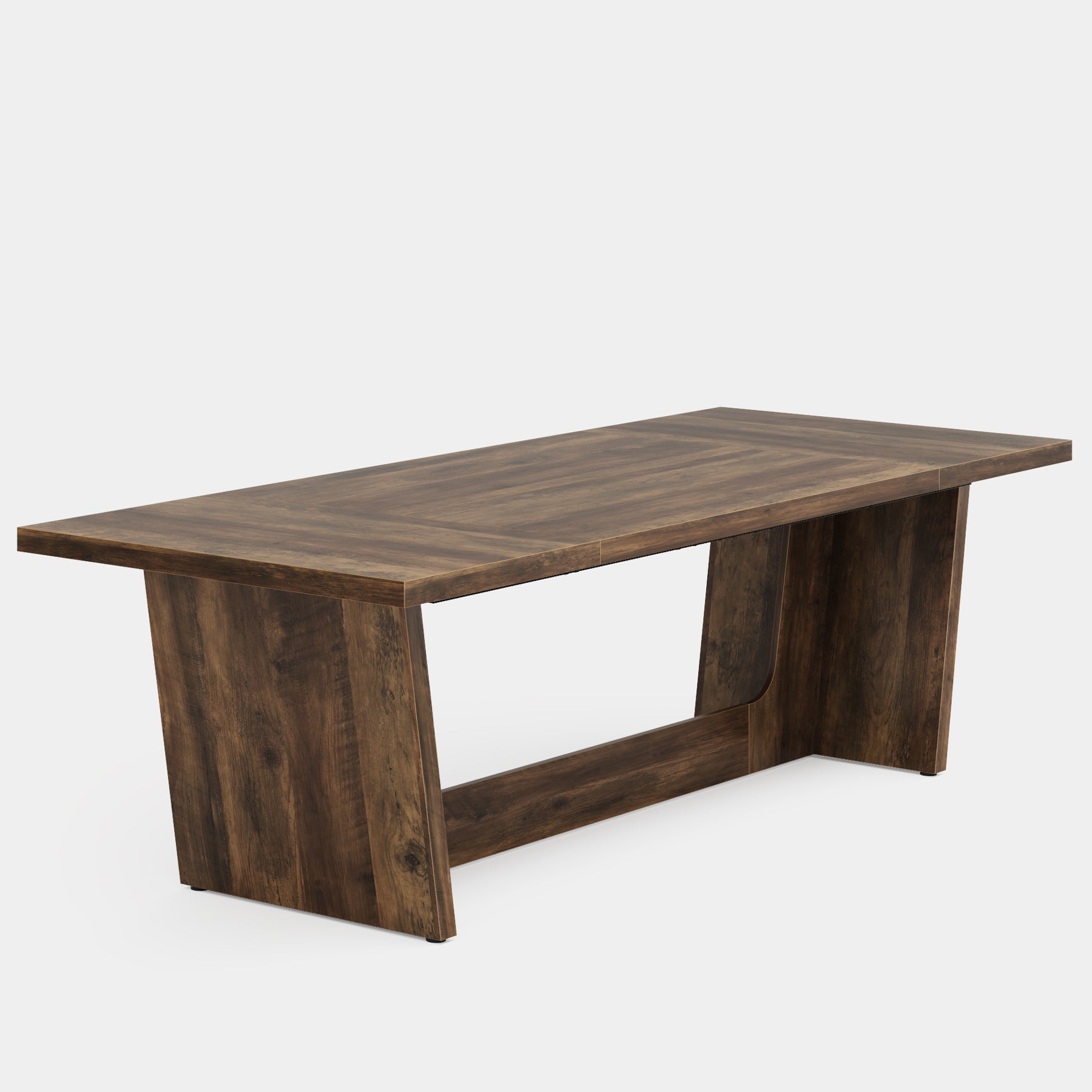 70.8-Inch Dining Table, Wood Farmhouse Kitchen Table for 4-6 Tribesigns