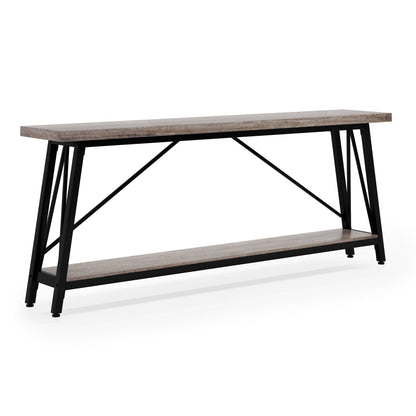 70.9" Console Table, Extra Long Sofa Table Behind Couch Tribesigns