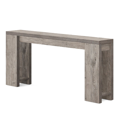 70.9" Wood Console Table, Farmhouse Sofa Table Entryway Table Tribesigns