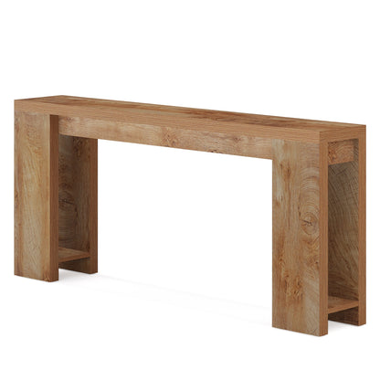 70.9" Wood Console Table, Farmhouse Sofa Table Entryway Table Tribesigns