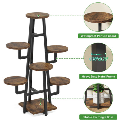 Tribesigns Plant Stand, 7 Tier Plant Pots Holder Rack Flower Stand Shelf