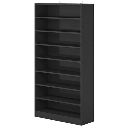 Freestanding Shoe Cabinet, 9-Tier 40-45 Pairs Shoe Storage Rack Tribesigns