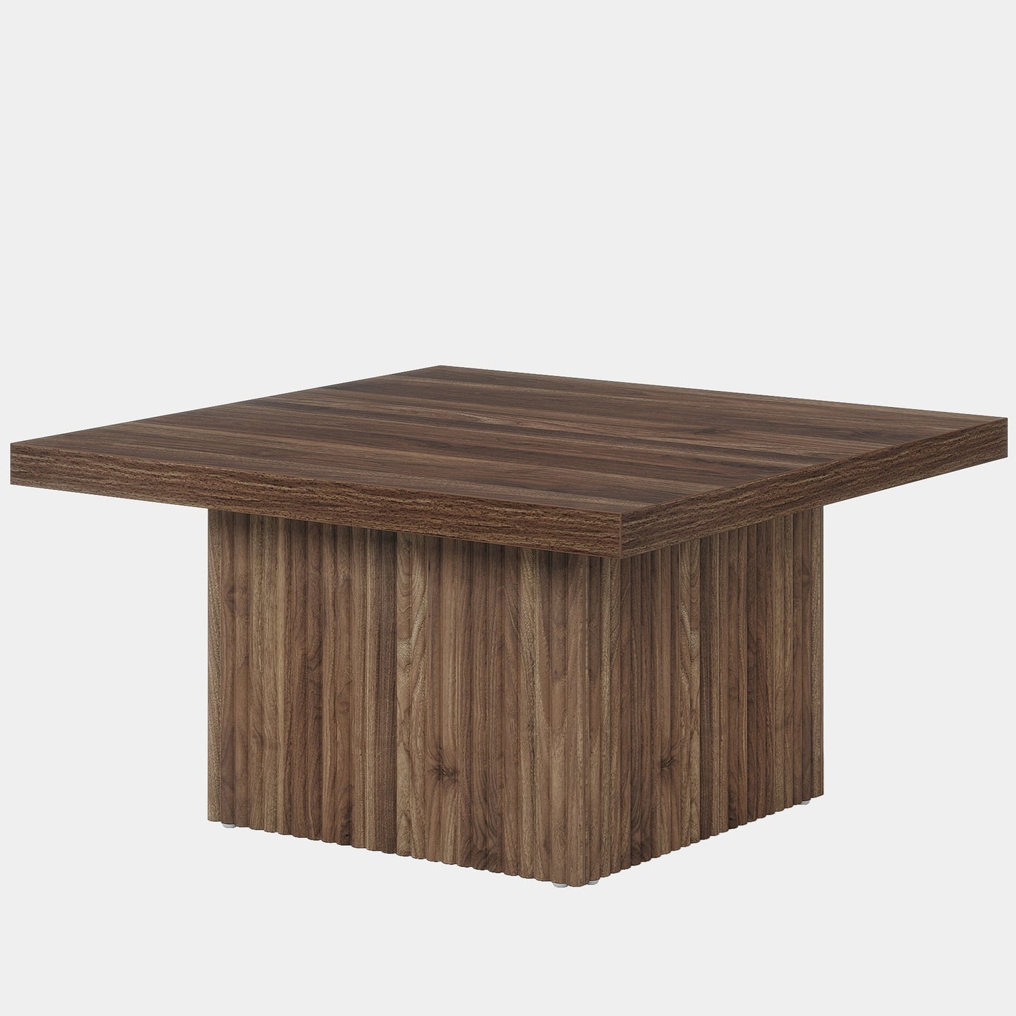 Square Coffee Table, 31.5-Inch Wood Center Table Cocktail Table Tribesigns