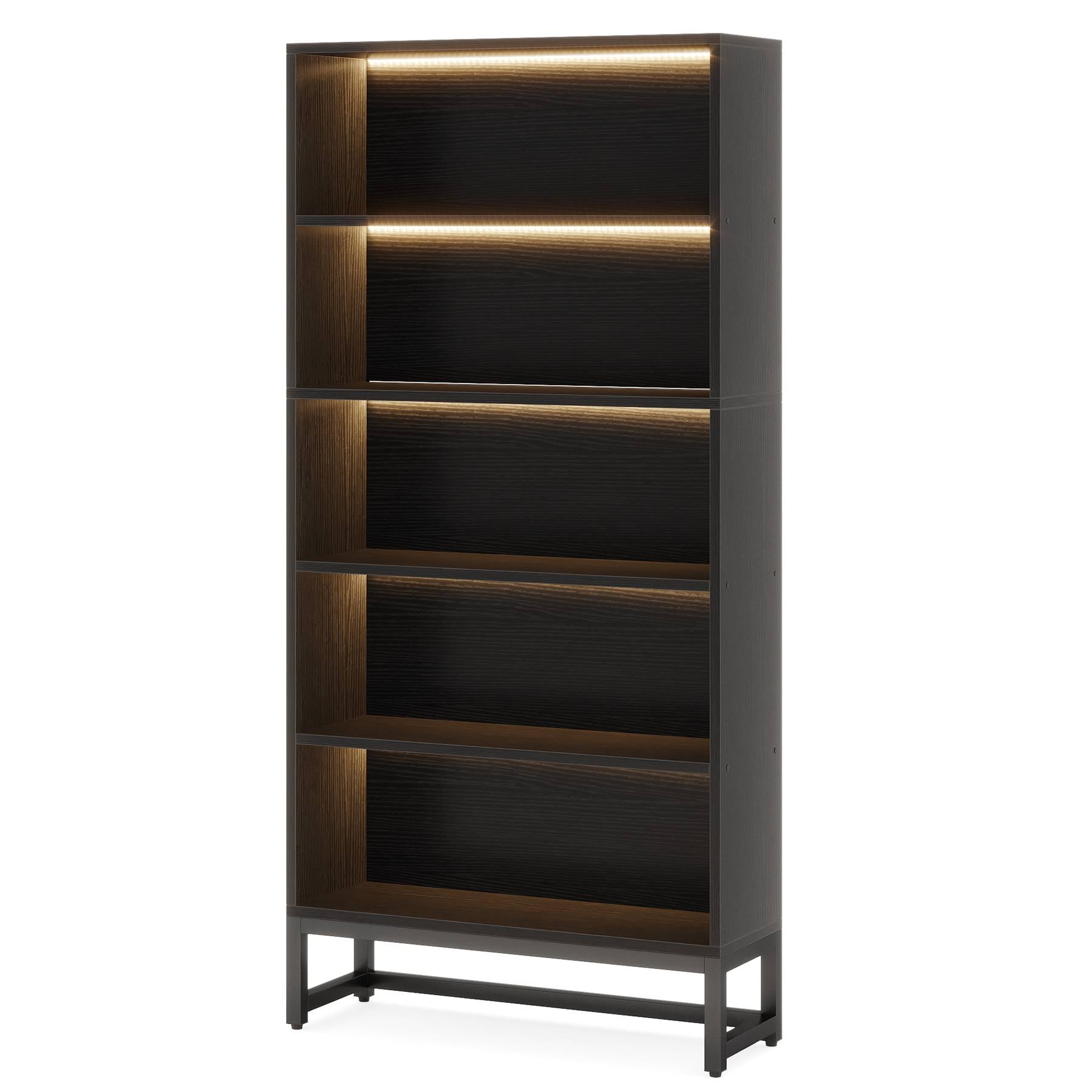 Tribesigns 70.8" Bookcase, Large Bookshelf Organizer with 5 - Tier Storage Shelves Tribesigns