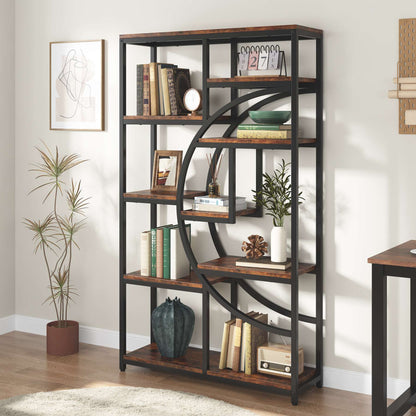 Tribesigns Freestanding Bookshelf, 68.9" Etagere Bookcase with 9 Open Shelves Tribesigns