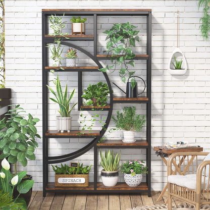 Tribesigns Freestanding Bookshelf, 68.9" Etagere Bookcase with 9 Open Shelves Tribesigns